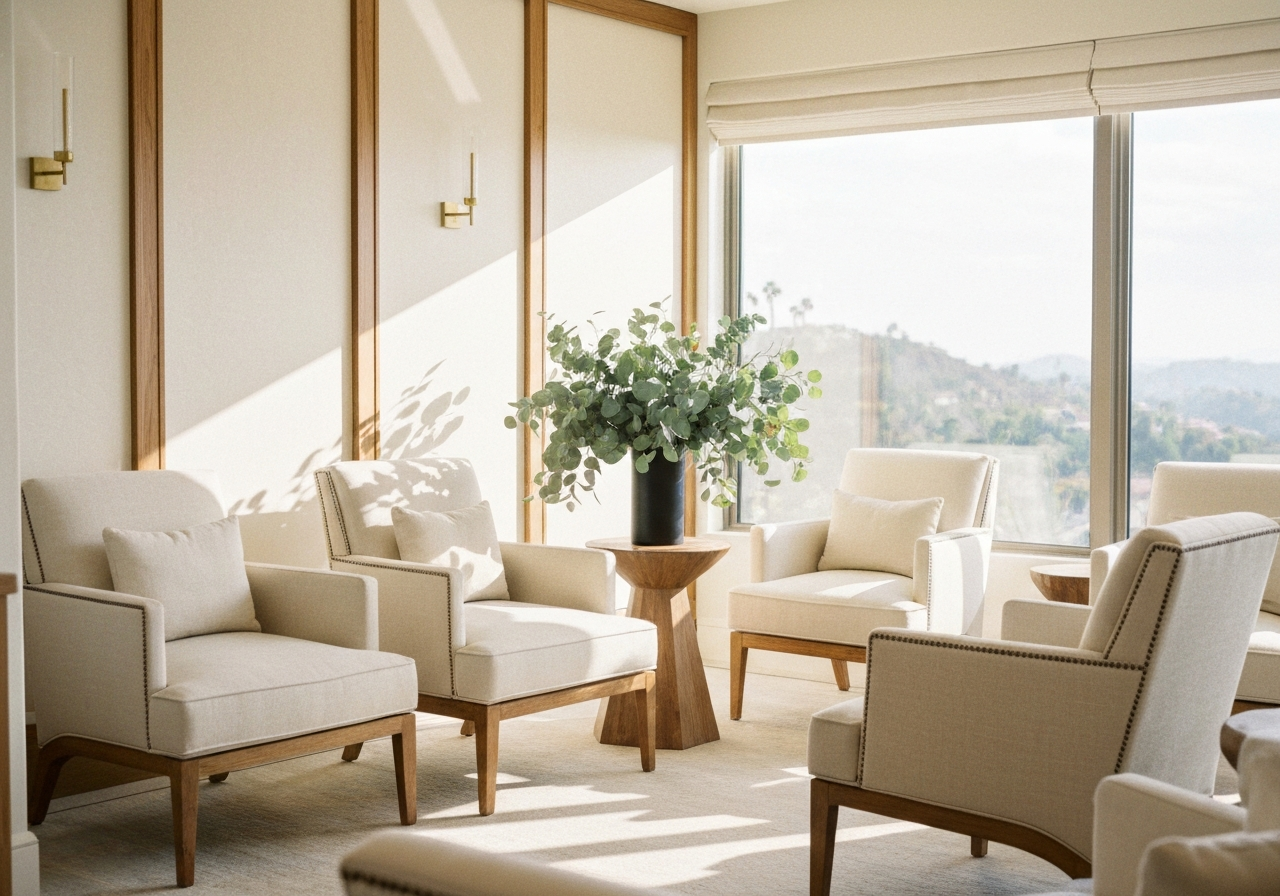 Marbella MedSpa consultation lounge